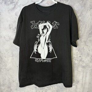 Lewd Complex T Shirt Mens XL Anime Hentai Short Sleeve Black